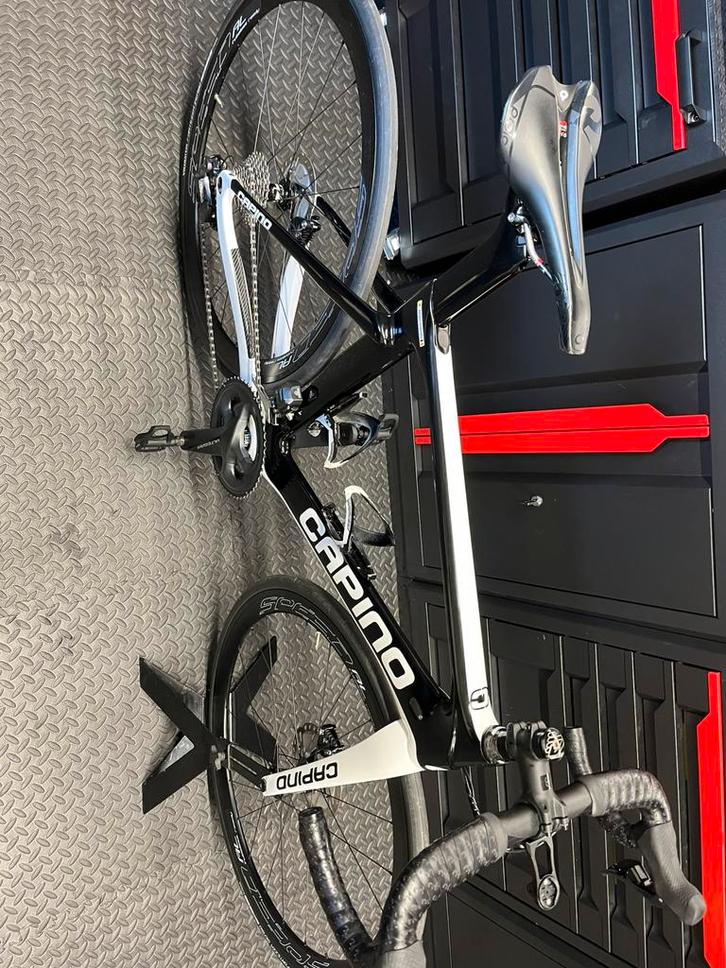 Te koop aerofiets capino - ultegra di2, Fietsen en Brommers, Fietsen | Heren | Sportfietsen en Toerfietsen, Zo goed als nieuw