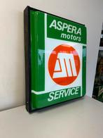 ASPERA motors oude reclame lichtbak, Gebruikt, Ophalen of Verzenden, Lichtbak of (neon) lamp