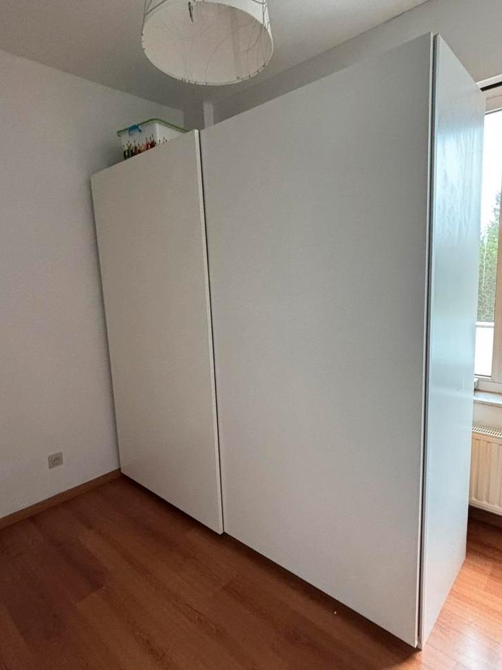 Ikea Pax kast met schuifdeuren, Maison & Meubles, Armoires | Penderies & Garde-robes, Utilisé, 200 cm ou plus, 200 cm ou plus