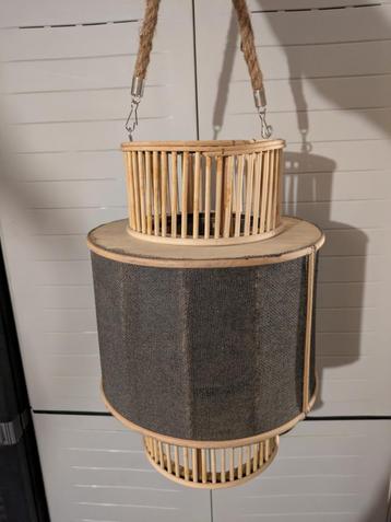 Lampe suspension bougie bois  beschikbaar voor biedingen