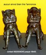 serre-livres ou autres représentant Napoleon assis sur une c, Ophalen, Brons