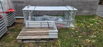 Volledig nieuwe aluminium stelling 105m2  beschikbaar voor biedingen