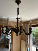 Bronzen luster, Huis en Inrichting, Lampen | Kroonluchters, Ophalen, Zo goed als nieuw