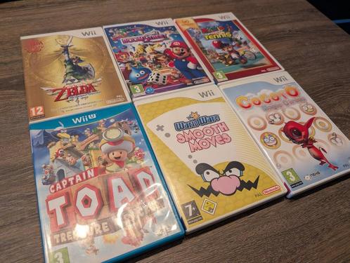 Wii & WiiU games, Games en Spelcomputers, Spelcomputers | Nintendo Wii, Gebruikt, Ophalen