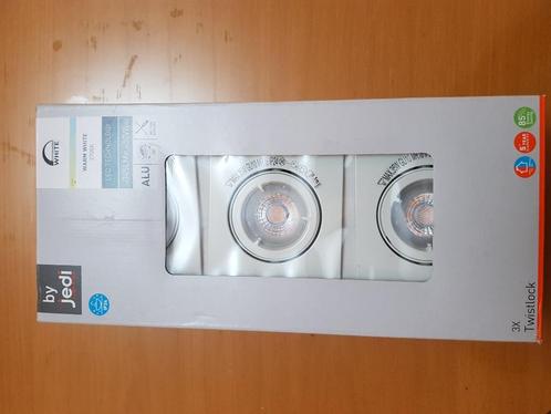 Inbouwspots led sets van 3 stuks, Huis en Inrichting, Lampen | Spots, Nieuw, Plafondspot of Wandspot, Metaal of Aluminium, Led