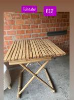 Tuintafel, Tuin en Terras, Tuintafels, Ophalen, Gebruikt, Vierkant, Hout