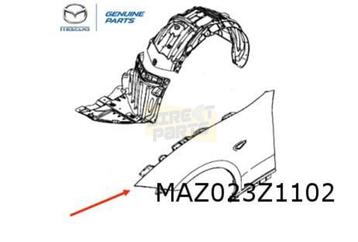 Mazda MX-5 (4/15-) voorscherm Rechts Origineel! N24352111A