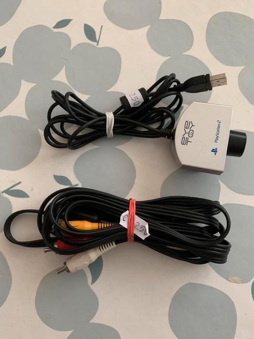 Eye toy PS2 + kabel (enkel ophalen). €2,50 per stuk, Games en Spelcomputers, Spelcomputers | Sony Consoles | Accessoires, Gebruikt