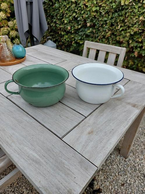 Emaille pispotten, Antiek en Kunst, Curiosa en Brocante, Ophalen