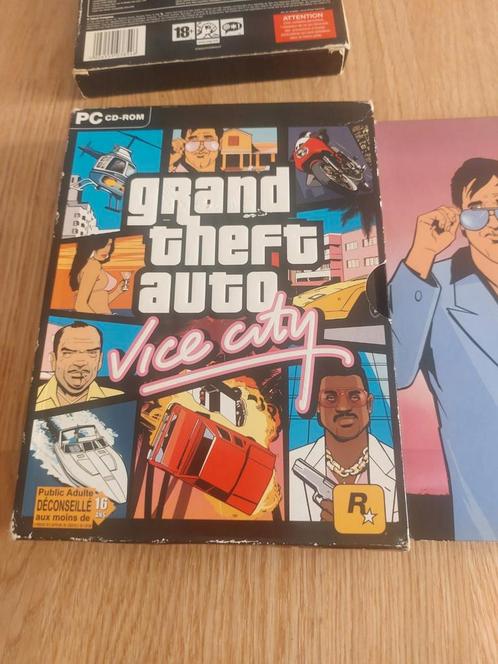 Grand Therft Auto Vice City complete set voor pc, Games en Spelcomputers, Games | Pc, Gebruikt, Ophalen of Verzenden