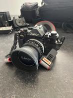 Canon A-1 met extra’s, Ophalen of Verzenden, Zo goed als nieuw, Canon