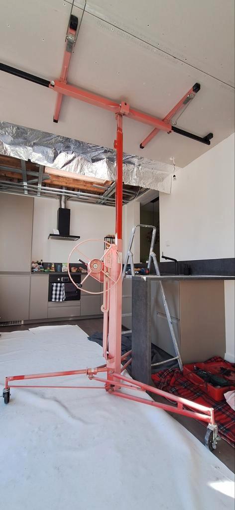 Paneellift/(gips)plaatlift te huur. Regio Heerlen, NL, Doe-het-zelf en Bouw, Lieren en Takels, Gebruikt, Ophalen