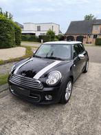 Mini Cooper in zwart te koop (in goede staat), Auto's, Mini, Zwart, Zwart, Leder, Handgeschakeld