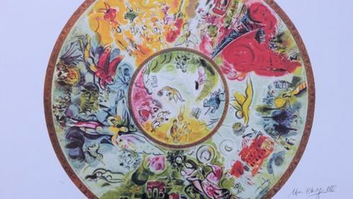Marc Chagall (after) - Plafond de l'Opéra Garnier, Antiquités & Art, Art | Lithographies & Sérigraphies, Enlèvement