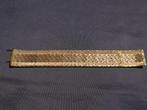 Large bracelet ancien à mailles plaqué or, Handtassen en Accessoires, Antieke sieraden, Goud, Armband, Verzenden