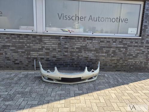 Mercedes SL R230 2002 - 2009 voorbumper met pdc en sproeiers, Auto-onderdelen, Carrosserie, Bumper, Mercedes-Benz, Voor, Gebruikt