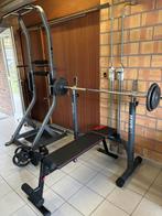 Fitness toestellen (pull up, bench, gewichten & hometrainer), Sport en Fitness, Ophalen, Zo goed als nieuw