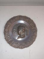 Koperen herdenkingsplaatje mijnwerker, Antiek en Kunst, Curiosa en Brocante, Ophalen