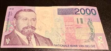 Billet de 2000 Frank - parfait état, Enlèvement, Billets en vrac
