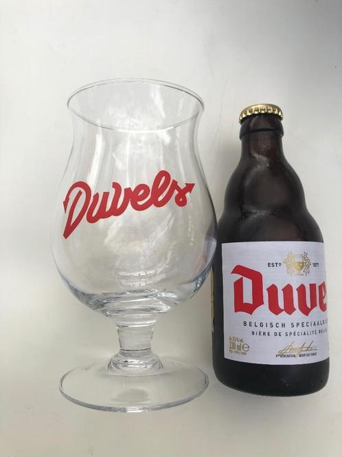 Duvel duivels WK - glas 2018, Collections, Verres & Petits Verres, Comme neuf, Verre à bière, Enlèvement ou Envoi