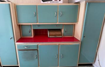 2 ancien meuble buffet retro vintage à raffraichir année 50 beschikbaar voor biedingen