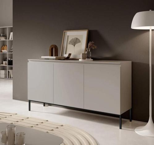 tv meubel in beige kleur + dressoir kast in zelfde stijl, Huis en Inrichting, Kasten | Dressoirs, Zo goed als nieuw, Ophalen