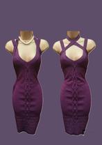 Karen Millen halter jurk       FEEST, KAREN MILLEN, Paars, Maat 42/44 (L), Ophalen of Verzenden