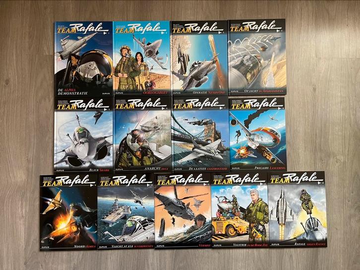 Team rafale 13 strips compleet set ongebruiks eerste druk, Boeken, Stripverhalen, Nieuw, Meerdere stripboeken, Ophalen of Verzenden