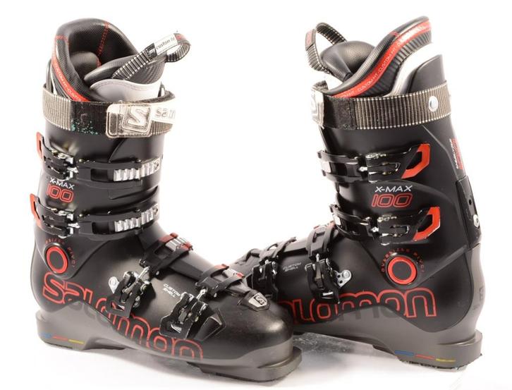 40,5 41 EU skischoenen SALOMON X-MAX 100, custom shell, Sport en Fitness, Skiën en Langlaufen, Gebruikt, Schoenen, Ski, Salomon
