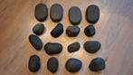 16 Hotstone stenen, Sport en Fitness, Massageproducten, Ophalen, Gebruikt, Hotstone