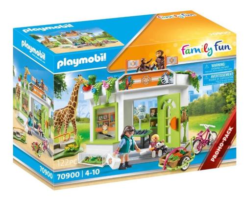 PLAYMOBIL Family Dierenartsparktijd in de dierentuin, Kinderen en Baby's, Speelgoed | Playmobil, Nieuw, Complete set, Verzenden