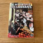 L’Attaque des Titans - Tome 8 VF, Livres, BD | Comics, Neuf, Enlèvement ou Envoi, Hajime isayama, Comics