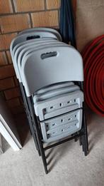 Plooistoelen, Huis en Inrichting, Stoelen, Ophalen, Grijs, Metaal