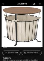 Table de rangement sans filet blanc et couvercle noir, Huis en Inrichting, Woonaccessoires | Overige, Ophalen, Zo goed als nieuw