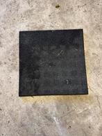 Rubberen tegels 50x50x3 speeltoestel fitness ed ruim 25m2, Sport en Fitness, Ophalen, Gebruikt, Fitnessmat