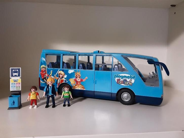 PLaymobil grote fun park bus - compleet, Kinderen en Baby's, Speelgoed | Playmobil, Zo goed als nieuw, Complete set, Ophalen of Verzenden