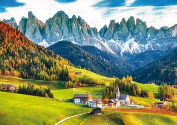 Puzzel 2000 stukjes "Autumn in the Dolomites" (96 x 68 cm) beschikbaar voor biedingen