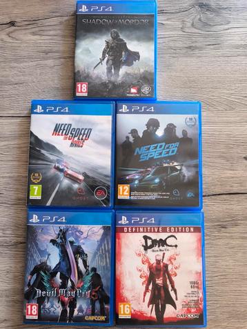 Playstation 4-spellen  beschikbaar voor biedingen