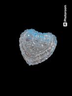 Vintage Heart Shaped Box Lead Crystal Glass, Ophalen
