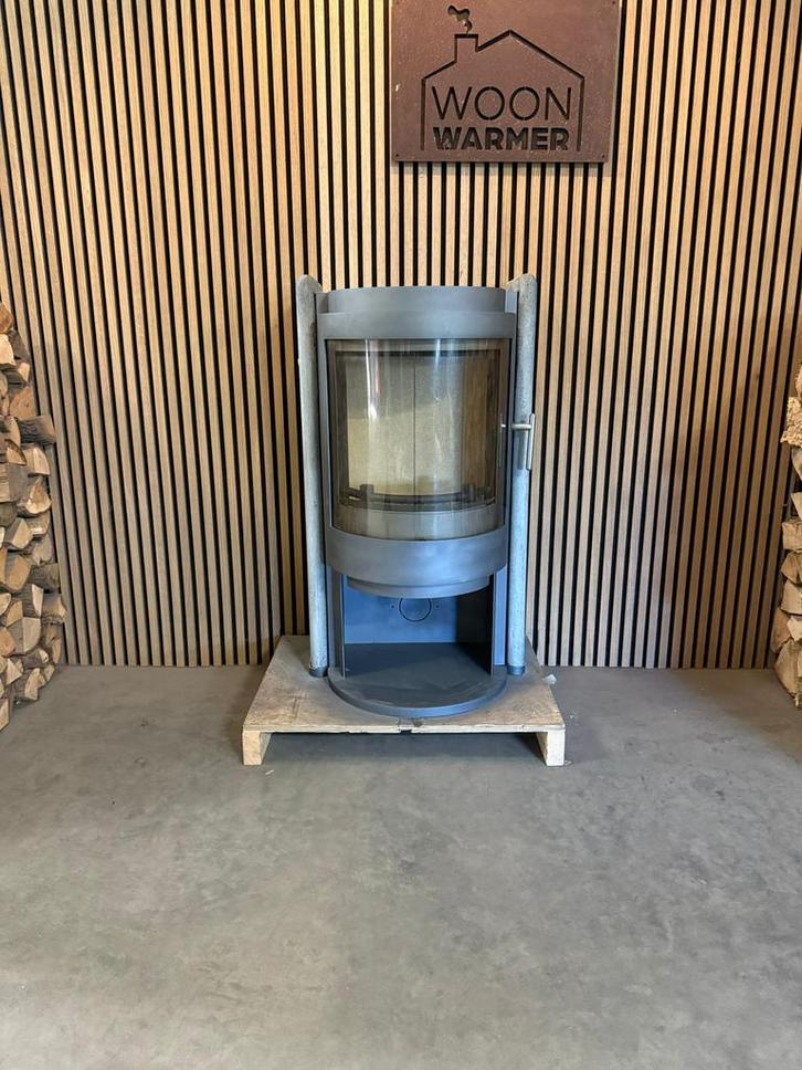 25215 Speksteenkachel 8kw, Huis en Inrichting, Kachels, Gebruikt, Vrijstaand, Houtkachel, Hout, Ophalen