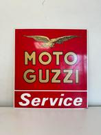 Plaque publicitaire MOTO GUZZI, Enlèvement, Utilisé, Panneau publicitaire