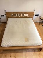 Bed 160x200, Huis en Inrichting, Ophalen, Gebruikt, Bruin, Tweepersoons