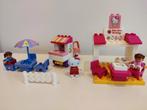 Duplo Hello Kitty Ijssalon met extra ijskar, Ophalen of Verzenden, Zo goed als nieuw, Complete set, Duplo
