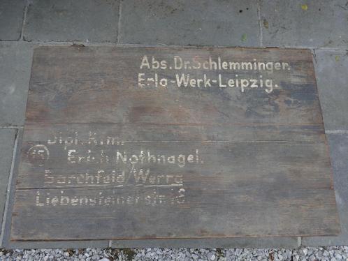 WWII coffre allemand sapin, Verzamelen, Militaria | Tweede Wereldoorlog, Landmacht, Overige typen, Ophalen
