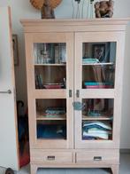 Massief houten boekenkast, Huis en Inrichting, Kasten | Vitrinekasten, Ophalen, Zo goed als nieuw