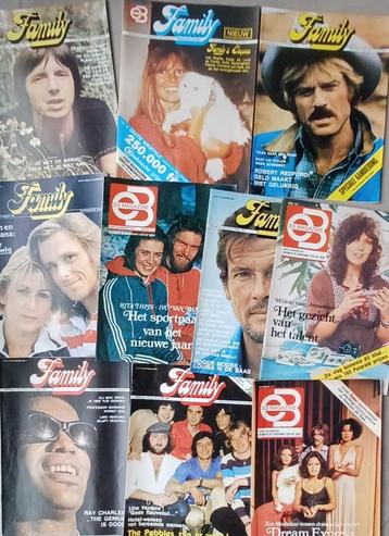 10 x Family (E3) magazine/'77-'80/ Bardot/Redford/Borg beschikbaar voor biedingen