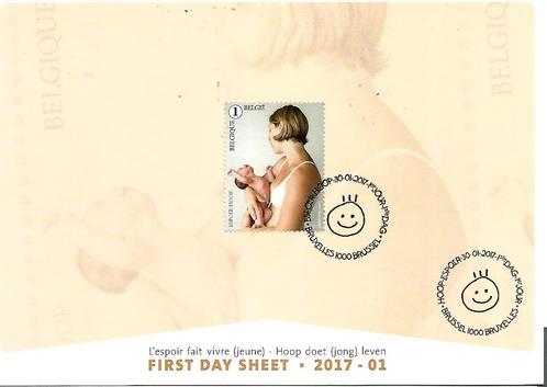 België  2017 FDS  Hoop doet (jong) leven OBP 4665, Postzegels en Munten, Postzegels | Europa | België, Postfris, Overig, Overig