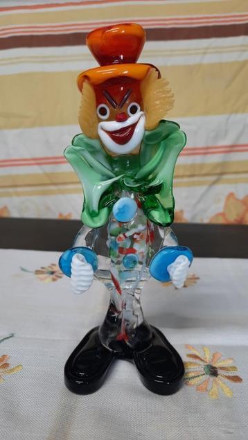 Vintage handgeblazen Murano clown 1970 - 1980 beschikbaar voor biedingen