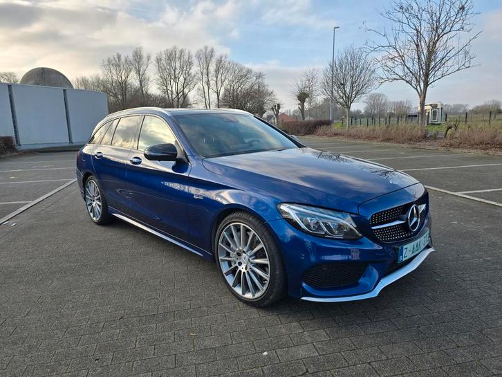 Mercedes-Benz C43 AMG reeds blanco gvv 3.0 V6, Autos, Mercedes-Benz, Entreprise, Achat, Classe C, Caméra 360°, Verrouillage centralisé sans clé