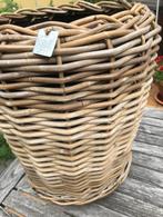 grote rotan cachepot plantenmand, Overige materialen, Gebruikt, Rond, Tuin
